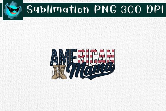 American Mama American Mini Mom SVG