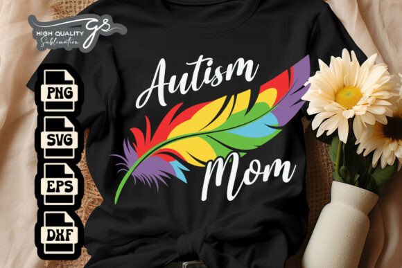 Autism Mom Happy Strong Mom SVG