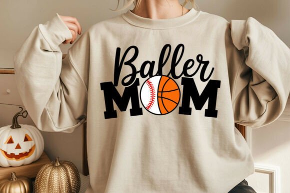 Baller Mom SVG Baseball, Basketball SVG