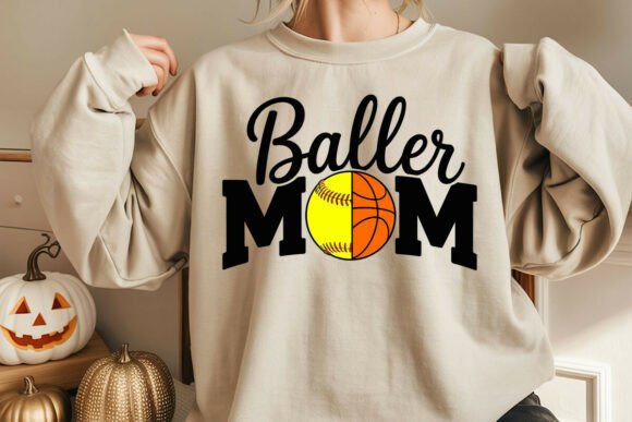 Baller Mom SVG Softball, Basketball SVG