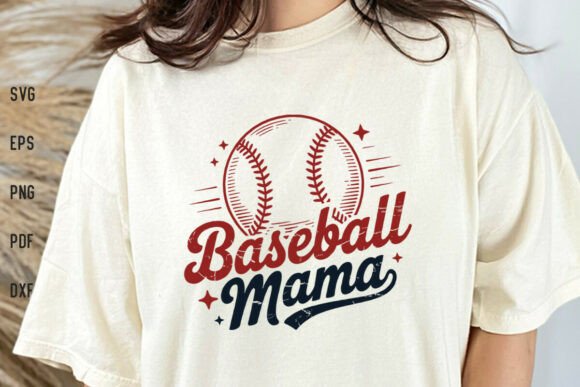 Baseball Mama Shirt SVG Mom SVG Softball