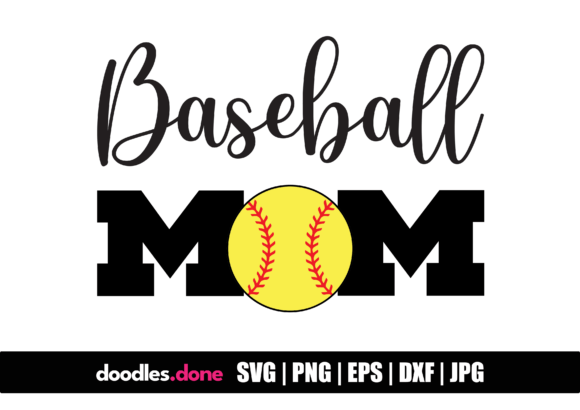 Baseball Mom SVG, Softball Mom SVG