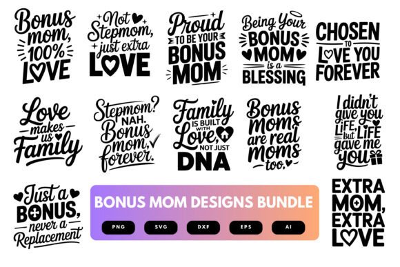 Bonus Mom SVG Bundle
