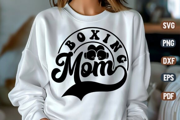 Boxing Mom SVG Design