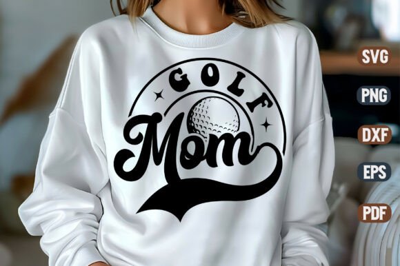 Golf Mom SVG Design