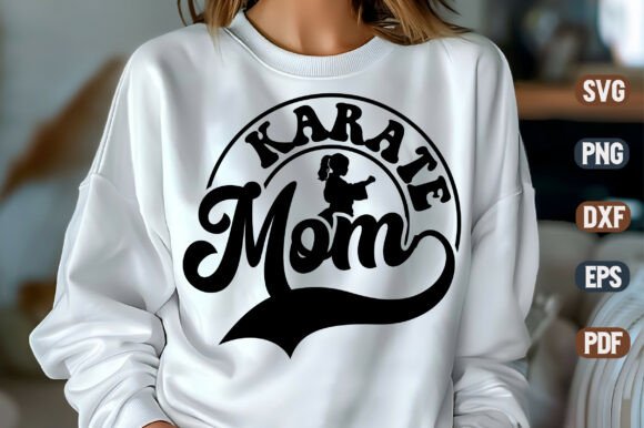 Karate Mom SVG Design