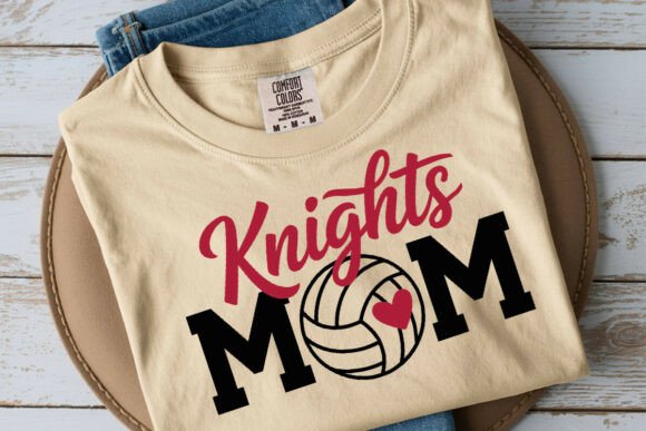 Knight’s Volleyball Mom SVG Digital