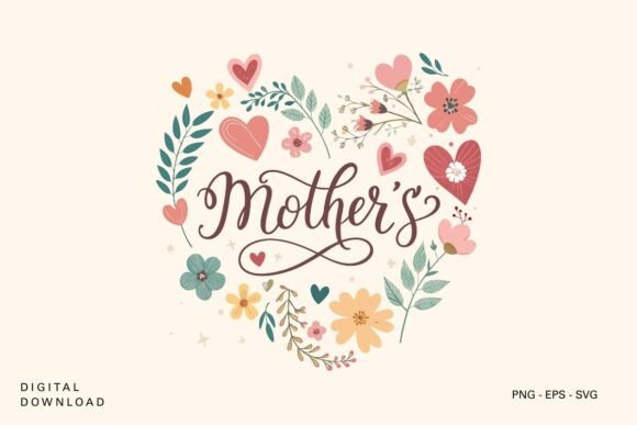 Mom SVG Design Happy Mother’s Day SVG