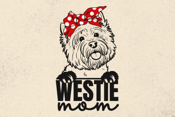 West Highland Terrier Mom SVG